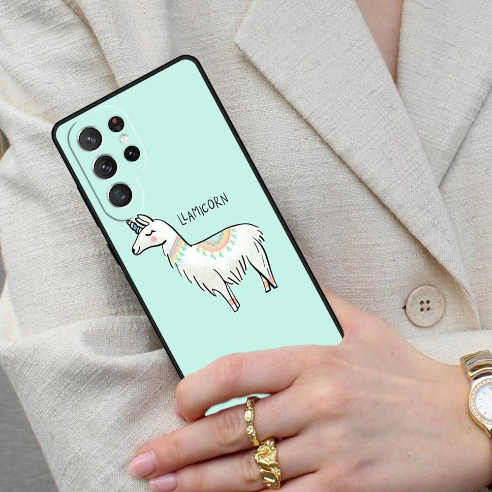 cute no drama llama lama Cell Phone Case for Samsung Galaxy S26 Ultra S25 S24 S23 S22 S21 S20 Note10 Cover
