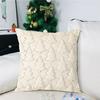 Throw Pillowcase Sequin Christmas Tree Pattern Hidden Zipper Closure Pillow Cover Bedroom Living