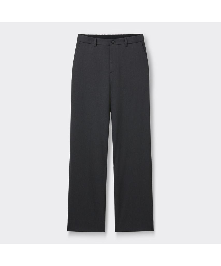 Keoseuuteommellou Gray Loose Fit Wrinkle Setup Pants Cwpam26422Gyx