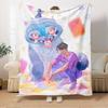 Gruppo di Ragazze Anime K-POP  Coperta Morbida Calda delle Quattro Stagioni  Copriletto Spesso a Maglia in Poliestere per Tutte le Stagioni per Letto, Campeggio, Viaggio  Regalo Perfetto