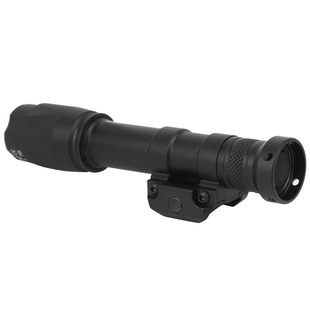 Outdoor LED Flashlight with Twist Focus Emergency Light Black for Climbing Camping