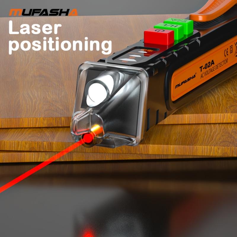 Non-Contact Voltage Tester AC Voltage Tester Electric Indicator Tool with Buzzer Flashlight Checks 12-1000 volts AC Intelligent Breakpoint Tester