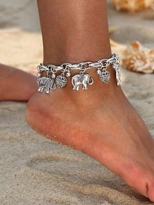 Elephant Charm Anklet