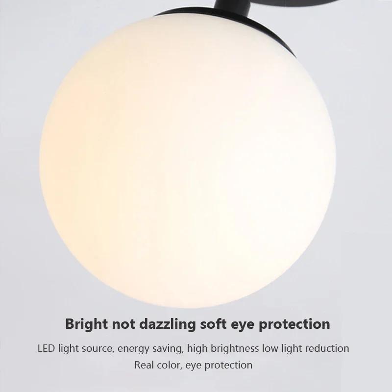 Modern Glass Ceiling Lamps Nordic glass ceiling Lights For Entrance Hallway Bedroom Bedside Home Indoor Lighting Fixtury