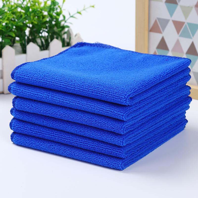 30x30 Blue Microfiber Car Cleaning Towel