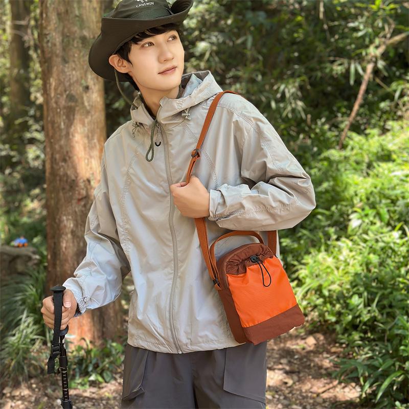 Τσάντα Κέτλου Νερού Μονόχρωμη Unisex Εξωτερικού Χώρου Ώμου Χιαστί Τσάντα Κινητού Τηλεφώνου