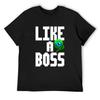 LIKE A BOSS T-Shirt Vintage T Shirts Aesthetic Clothing Affliction Shirts T Shirts for Men Pack