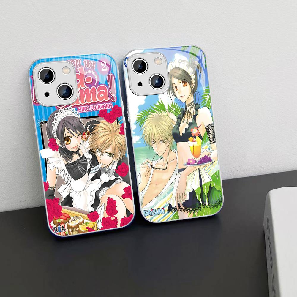 Kaichou Wa Maid-Sama For IPhone 14 13 12 Mini 11 Pro XS Max X XR 14 Plus Tempered Glass Cover