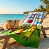 Numberblocks Customize Text Beach Towel Soft Durable Quick-Dry Suitable for Sports Travel Swimming Yoga Bathroom Beach And Pool