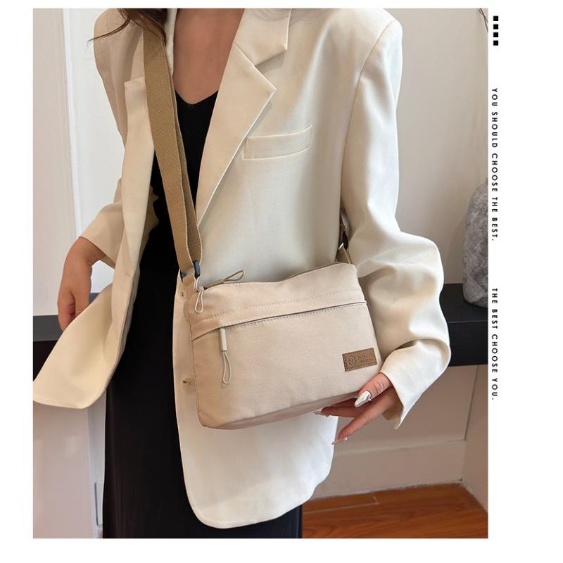 Culoare uni, Geantă din nailon, Geantă de damă, Multifuncțională, Casual, Impermeabilă, Portabilă, Geantă de umăr uniformă, Geantă crossbody