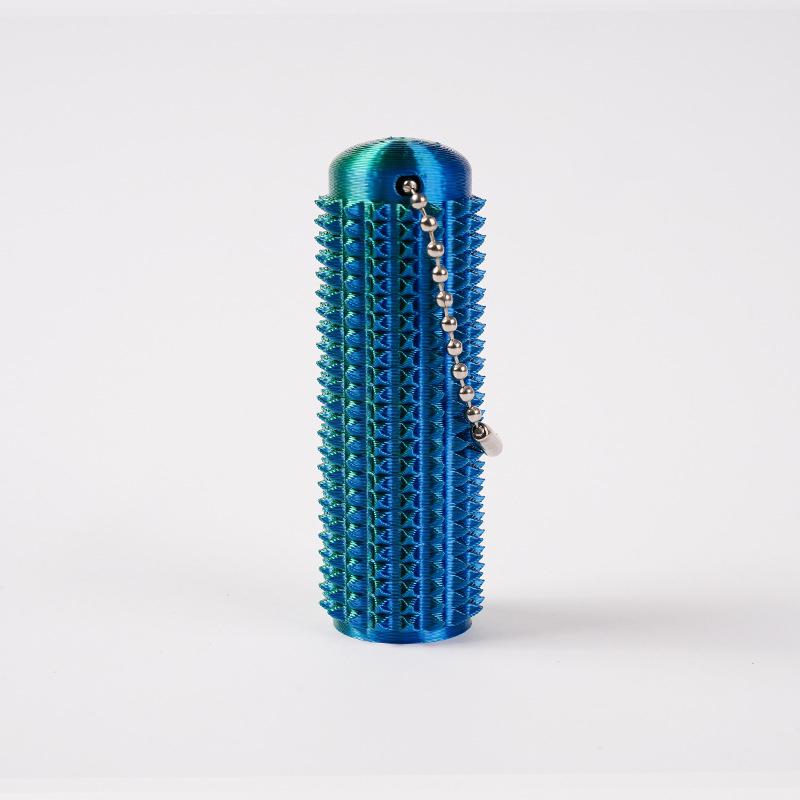 

3D Printed Spiky Grippie Keychain Little Ouchies Pocket-Sized Mini Tactile Sensory Fidget Toy Anti-Anxiety Stress Relief Pendant