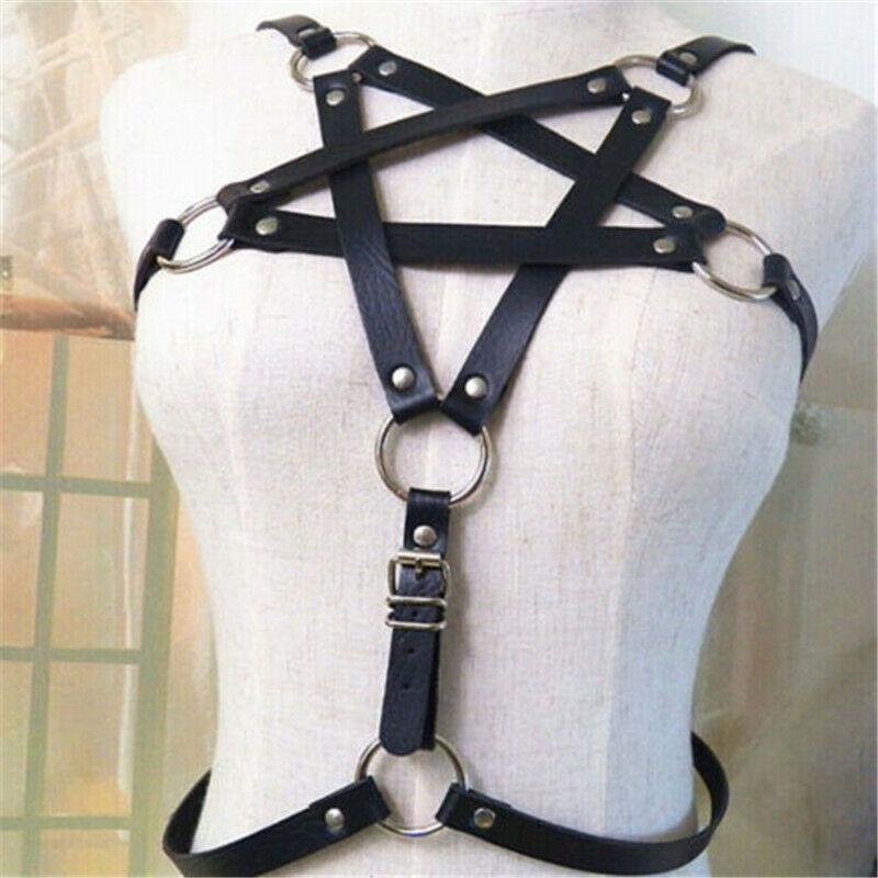 Five-Star Punk Bondage Fun Belt Trendy Personality Sm Bundled Waist Chain Belt