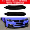2PCS Car Front Left, Right Bumper Lip Spoiler Splitter Diffuser Body Kits Fit for BMW 3 4 Series M3 M4 F80 F81 F82 F83 2013-2020
