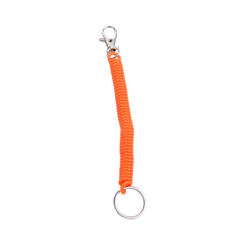 Keychain Lanyard Key Chain Holder Anti-lost Lobster Clasp Keyring Key Hooks Stretch Spring Coil