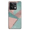 Coque Pour Xiaomi Redmi Note 13 5G Fond De Texture Abstrait Vert Marron Maniacase
