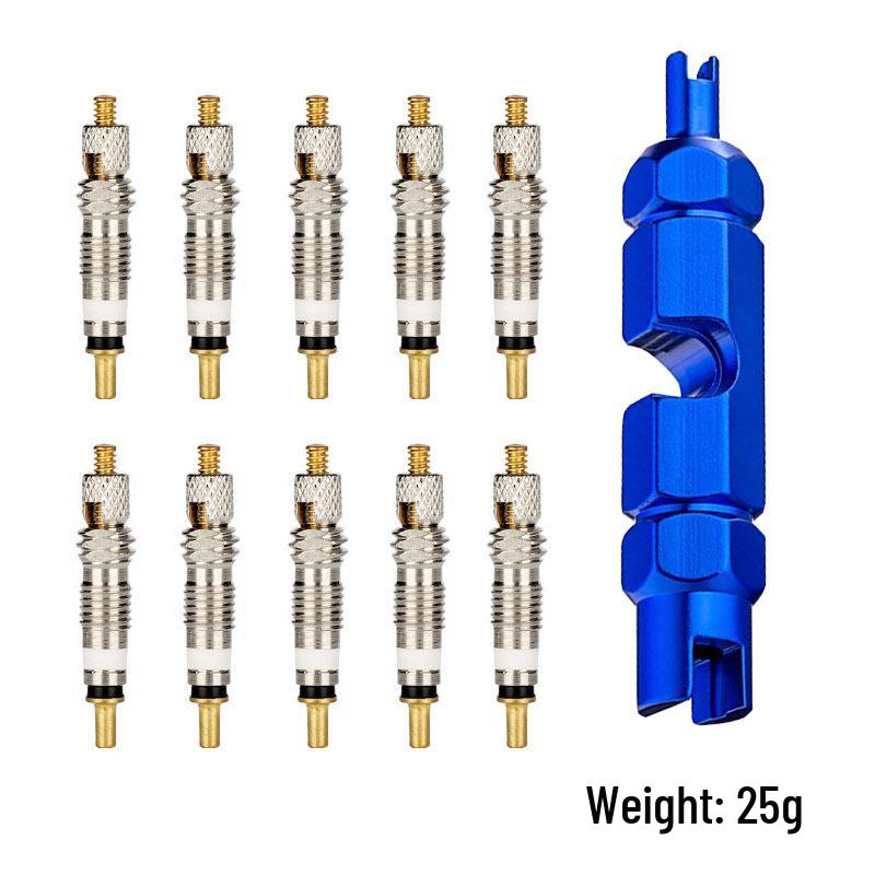 Sada nástrojů pro demontáž ventilových vložek pro elektromobily, jízdní kola a motocykly