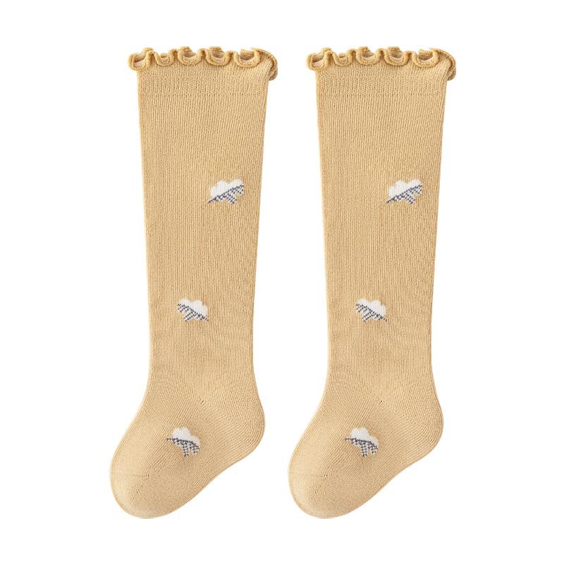 

Осень-зима для девочек, теплые утепленные гольфы, детские термочулки, школьная форма, длинные носки, аксессуары для одежды M(1-3 years) жёлтый