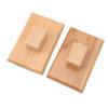 1 Pair Musical Sand Block 10x6cm Wooden Instrument Music Toy for Playing Performance