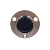 Nickel-Plated 5-Pin Male Microphone Connector Socket