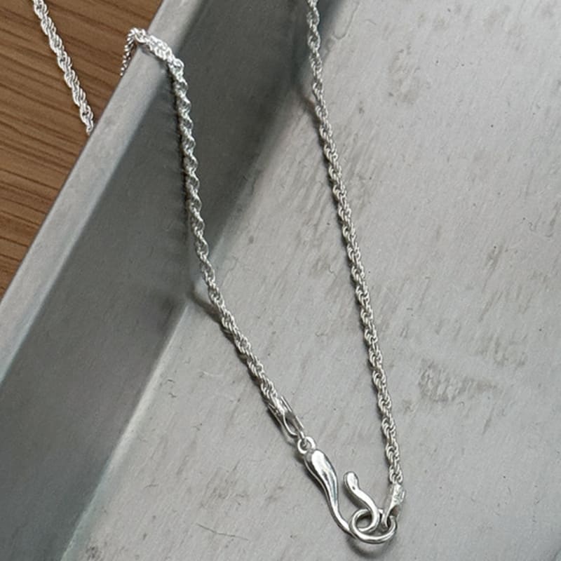 

Easy Thingz Rope Chain Hook Necklace 44cm