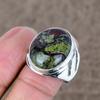 Dragon Blood Genstone Handmade 925 Sterling Silver Jewelry Ring Size 9 KKG-498