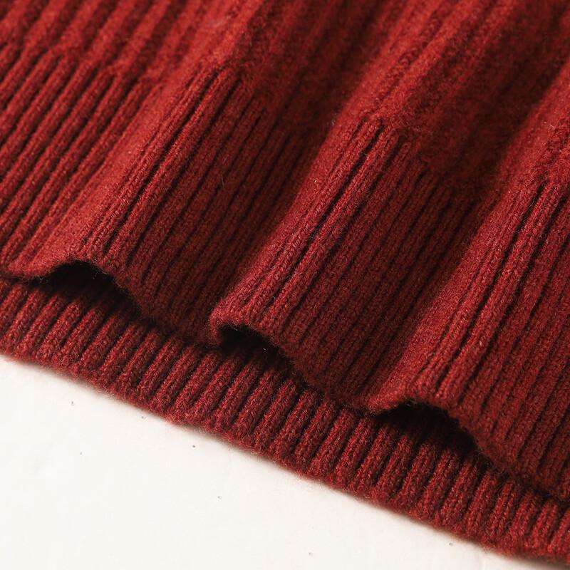 JOW Men's Luxury Merino Wool Half-Zip Sweater