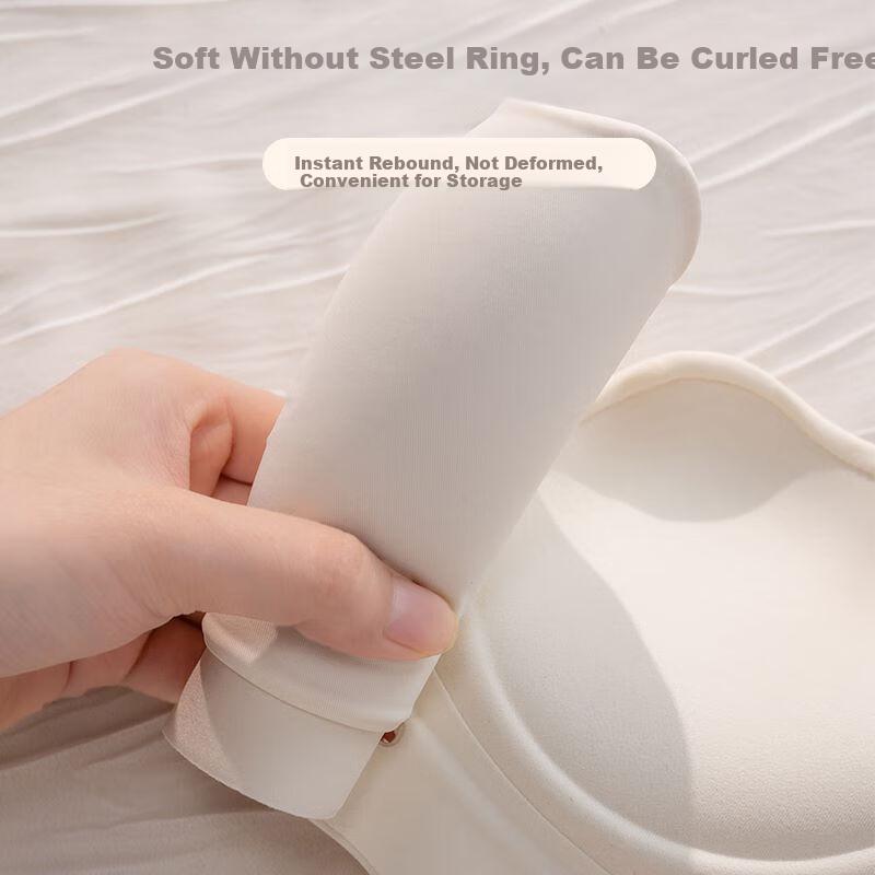 XUEXIMAN Women's Bra with Petal Cup Design, Push-Up, Seamless, Lift-Up, Anti-Sagging, Wireless, And Anti-Spillage Features