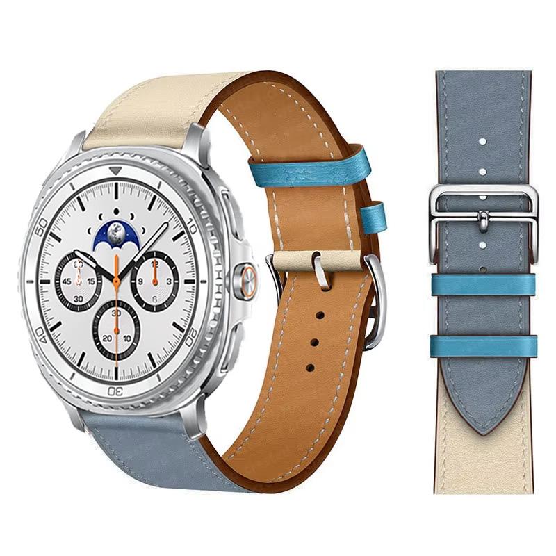 Band for Samsung Galaxy Watch 8/8 Classic/Ultra 2026 47mm 44mm 40mm 46mm Leather Wrist Belt Correa Bracelet Galaxy watch 8 Strap