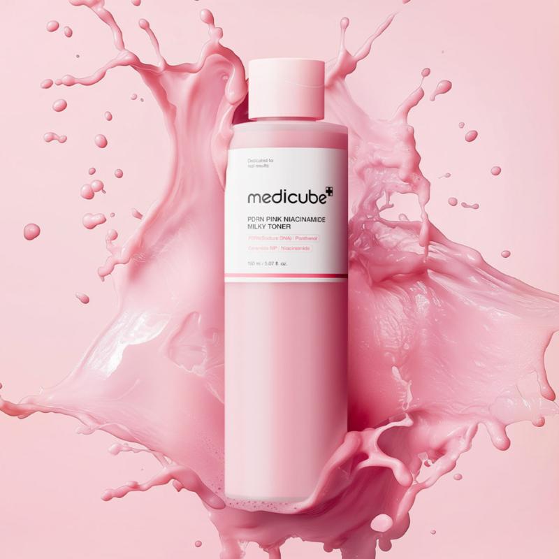Medicube PDRN Różowy Niacynamid Mleczny Tonik 150ml