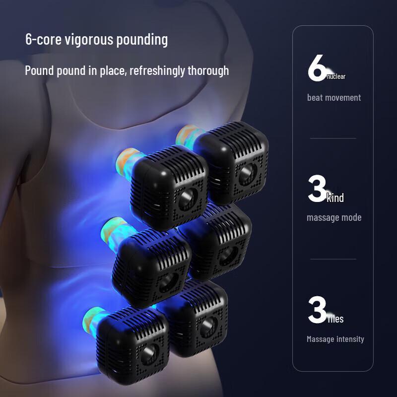 Aux Dual-Zone Percussion Back & Waist Massager