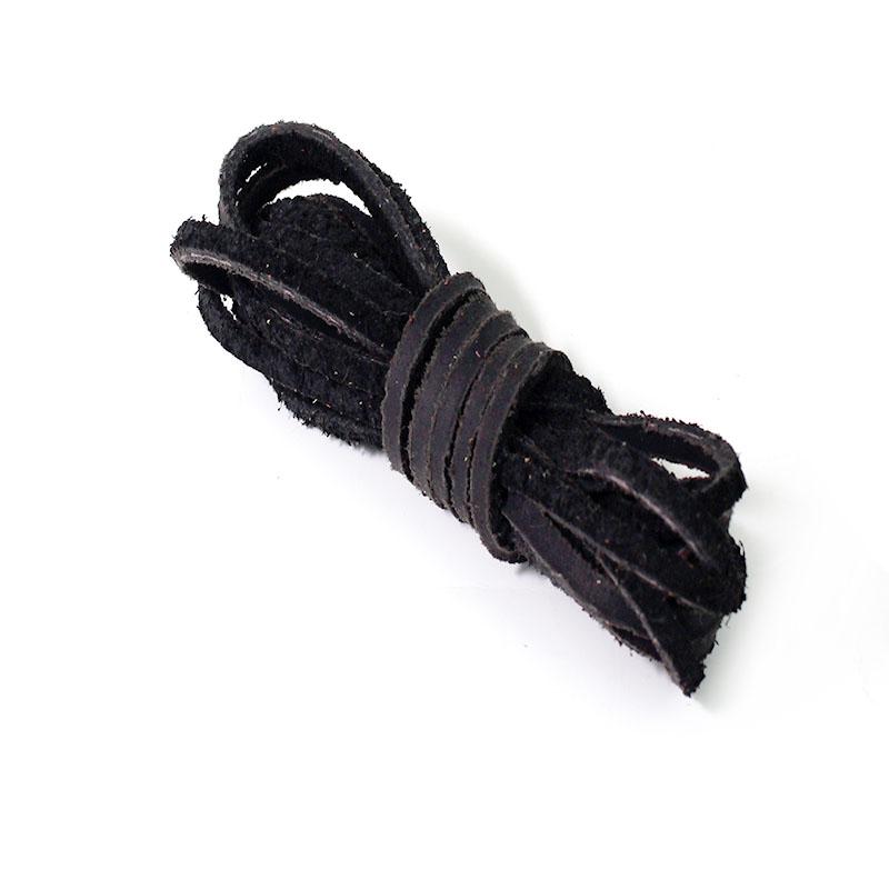 2M Genuine Cow Leather Cord Rope 3x2mm Flat Leather Strap String for DIY Bracelet Necklace Pendant Jewelry Making Accessories