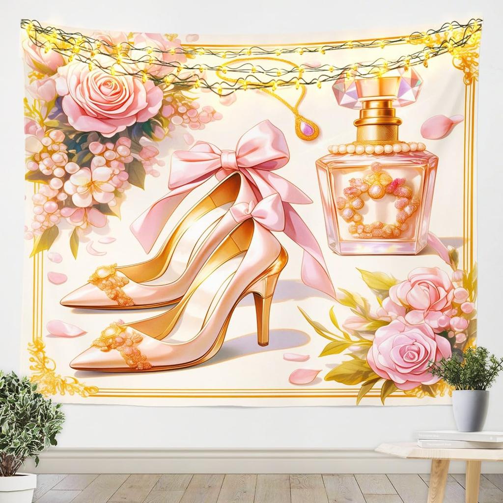 Snake Tapestry Purple Flower Leaves Wall Hanging for Kids Boy Girl Room Decor, Exotic Exotic Boho Moon Wall Blanket Tapestries
