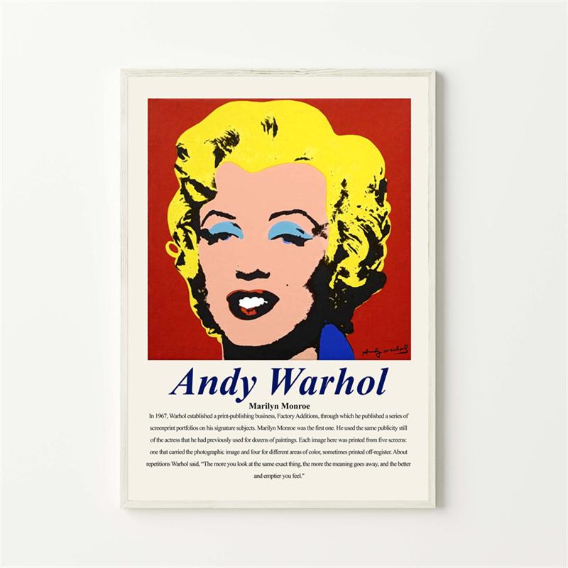 

Энди Уорхол поп-арт холст плакат цветы винтажная картина трендовая настенная художественная печать для гостиной домашние фотографии Настенный декор 30X40cm Unframed
