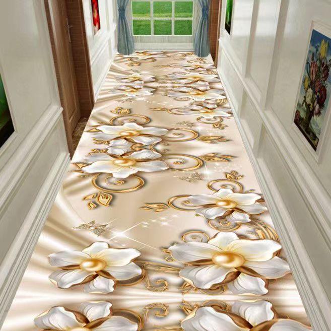 

Ковер в китайском стиле для коридора, отель, лестница, нескользящие коврики, ковер для входа в дом, длинный ковер для коридора на заказ 60X100CM