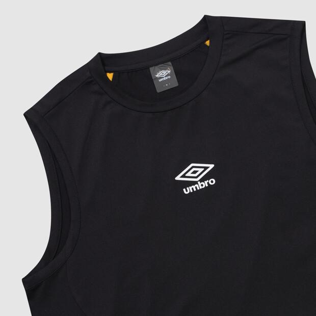 UMBRO Ptr Mesh Football Sleeveless T-Shirt Black Ur121Ssl39