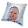 Hasbulla Hasbullah Smile Cushion Cover Two Side Print Throw Pillow Case for Living Room Custom Pillowcase Home Decoration