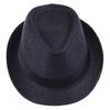 LNPBD Hot Unisex Women Men Fashion Summer Casual Trendy Beach Sun Straw Panama Jazz Hat Cowboy Fedora Hat Gangster Cap