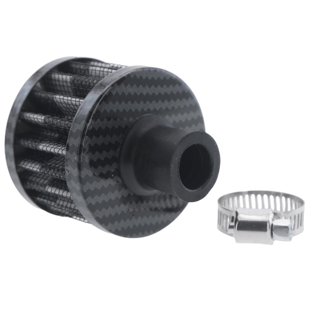 Excellent Breathability Air Filter for Car Motorcycle Quad Bike 12MM Round Crank Case EngIne Breather Oil Air Filter