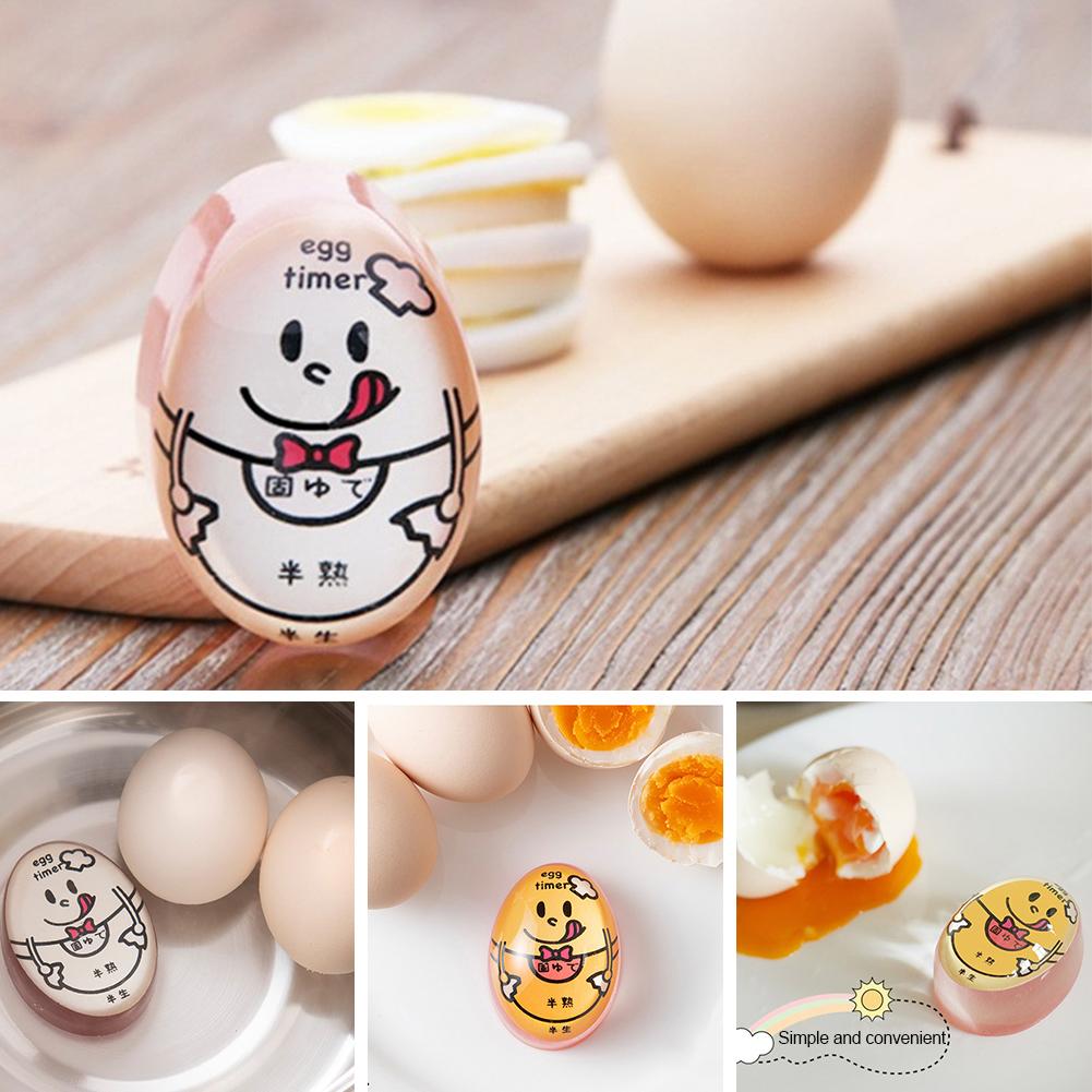 Egg Timer Resin Boiled Egg Cooker Color Changing Cooking Temperature Observer Kitchen Tool Eco-Friendly Resin Red Eggs Timer New