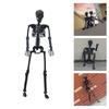 Realistic Full Body Human Bone Halloweens Props Flexible Joints Portable Plastic Indoor Outdoors Decoration