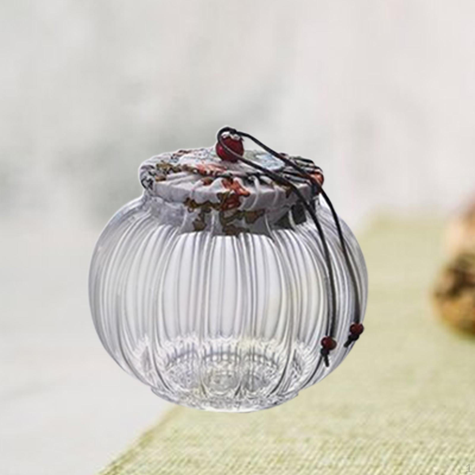 

Скляна банка для зберігання Герметичний контейнер для чаю Прозора з кришкою Для харчових продуктів Кави білий