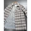L and X Size L Special Offer Big Sale 69 ~ Original Order Gray Plaid Double Collar Fall and Winter Wool Overcoat Outwear