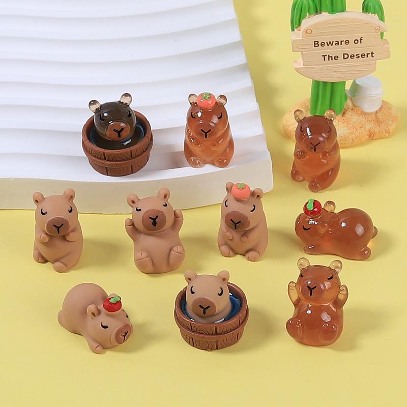 Luminous 3D Cartoon Resin Accessories for DIY Jewelry & Ornaments