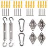 304 Stainless Steel Sun Shade Sail Hardware Kit for Square/Rectangular Installations