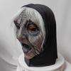 Dress Up White-haired Witch Mask Latex Party Cosplay Props Halloween Ghost Witch Mask  Unisex