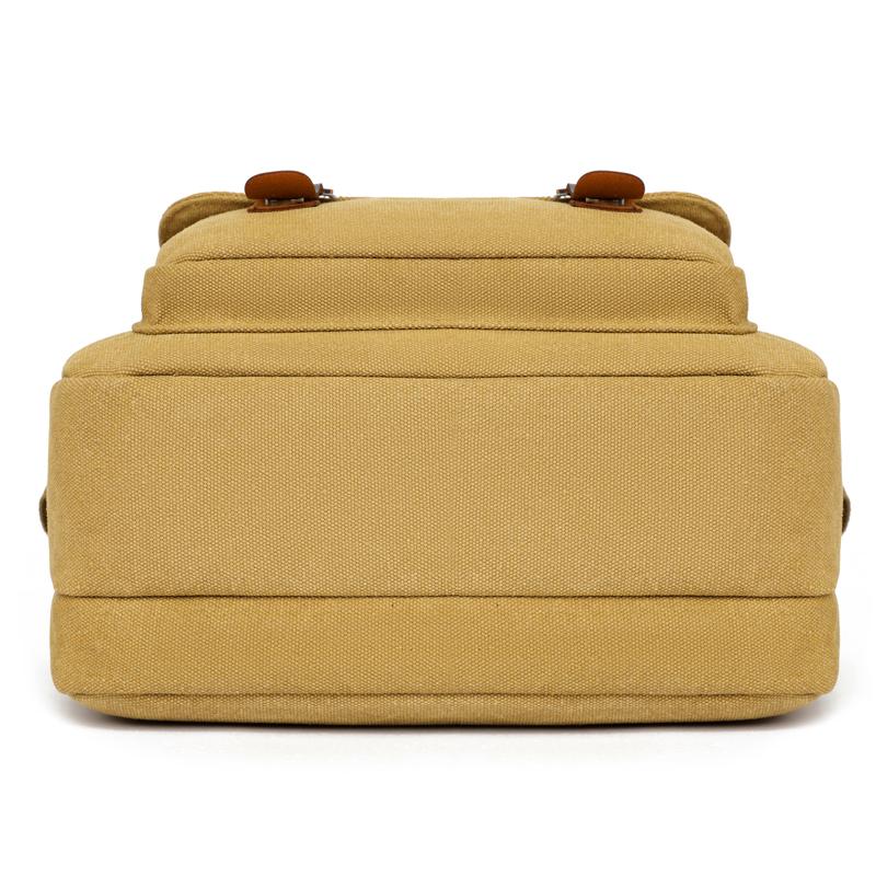 Canvas Handbag Men's Business Briefcase Shoulder Crossbody Bag