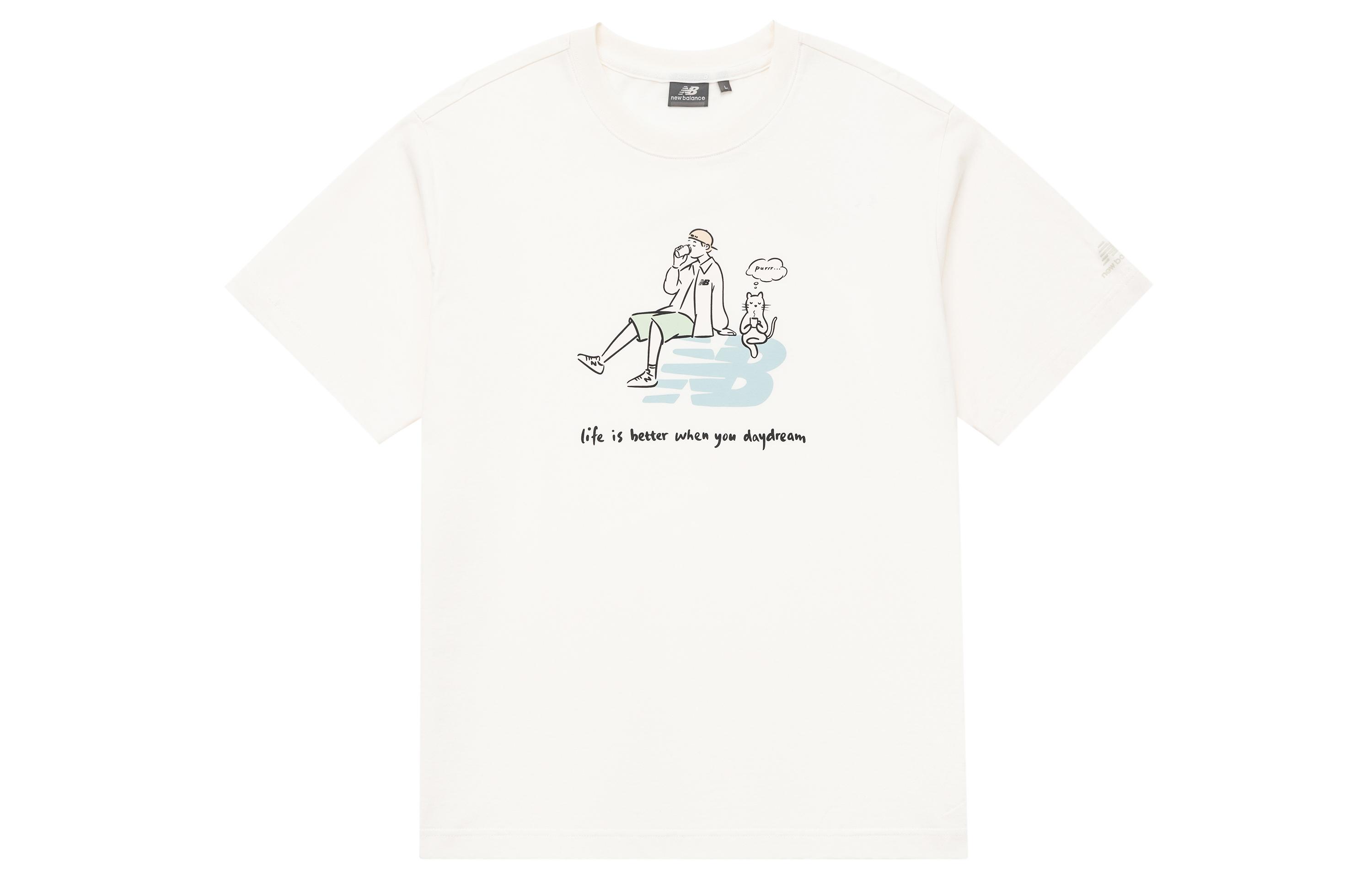 New Balance x PK LIANMINGKUANXILIE T Shirt Unisex White 5ED26011-IV XXL