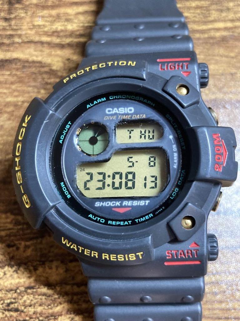 [USED] G-SHOCK DW-6300 First Generation FROGMAN Working Condition No Hydrolysis