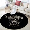 The Witcher pattern round rug,Carpet Rug for Living Room Bedroom Playroom ,Non-slip Floor Mat,Holiday Gifts and Birthday Gifts.