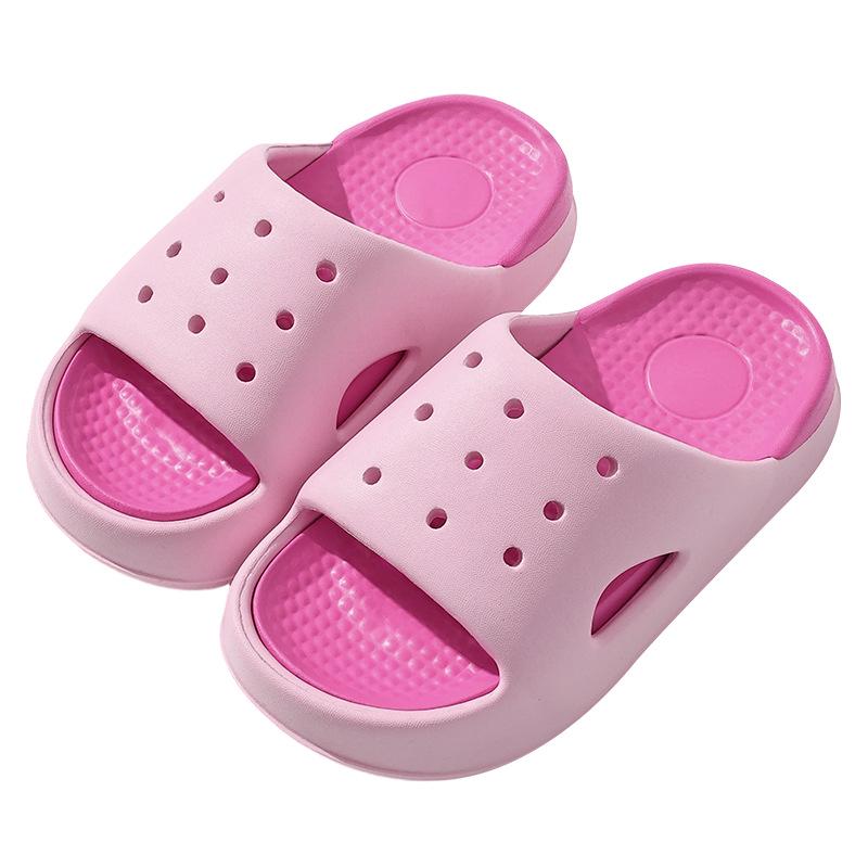 Summer 2026 Kids' Non-slip Indoor Slippers: EVA Bath Sandals for Boys & Girls, Parent-Child Style